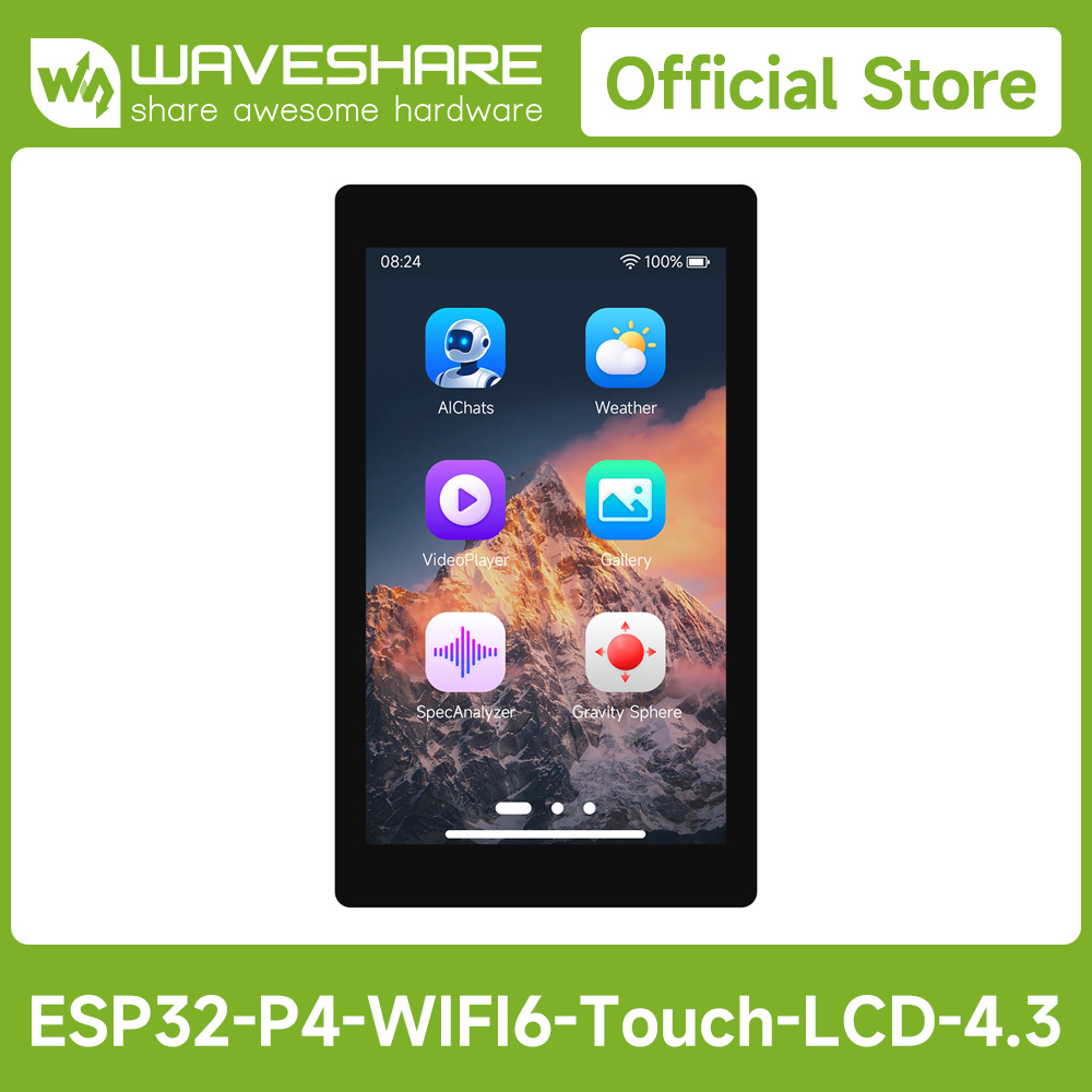 Esp32 Uart Module - Placa de desarrollo Waveshare ESP32-P4-WIFI6 de