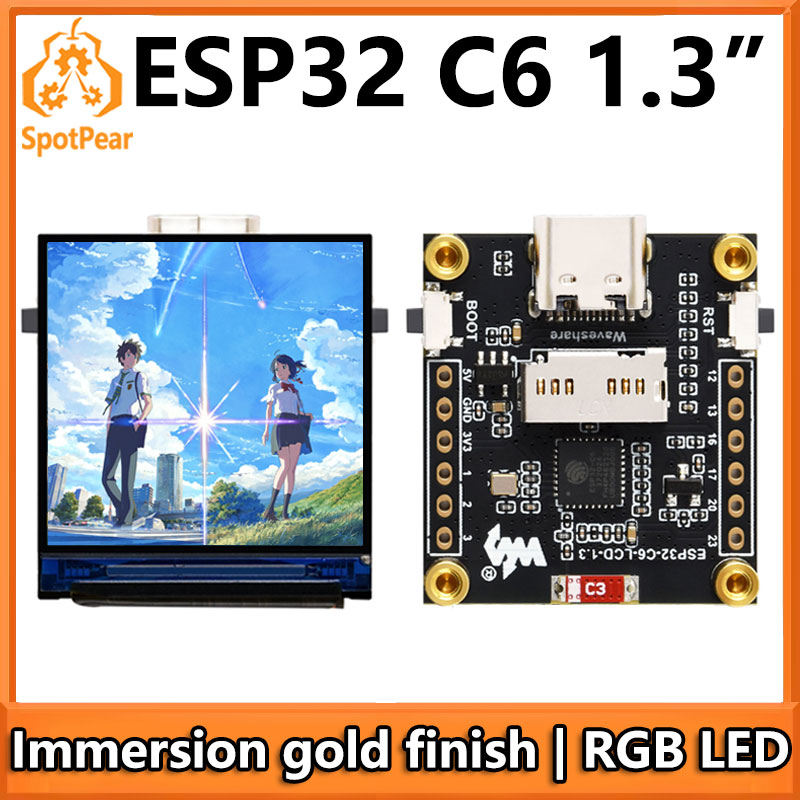 Placa de desarrollo LCD ESP32- - Esp32 C6 reseña y precio