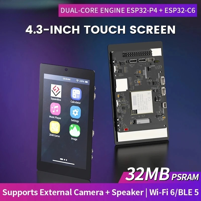 Pantalla Táctil Capacitiva IPS - Esp32 C6 reseña y precio